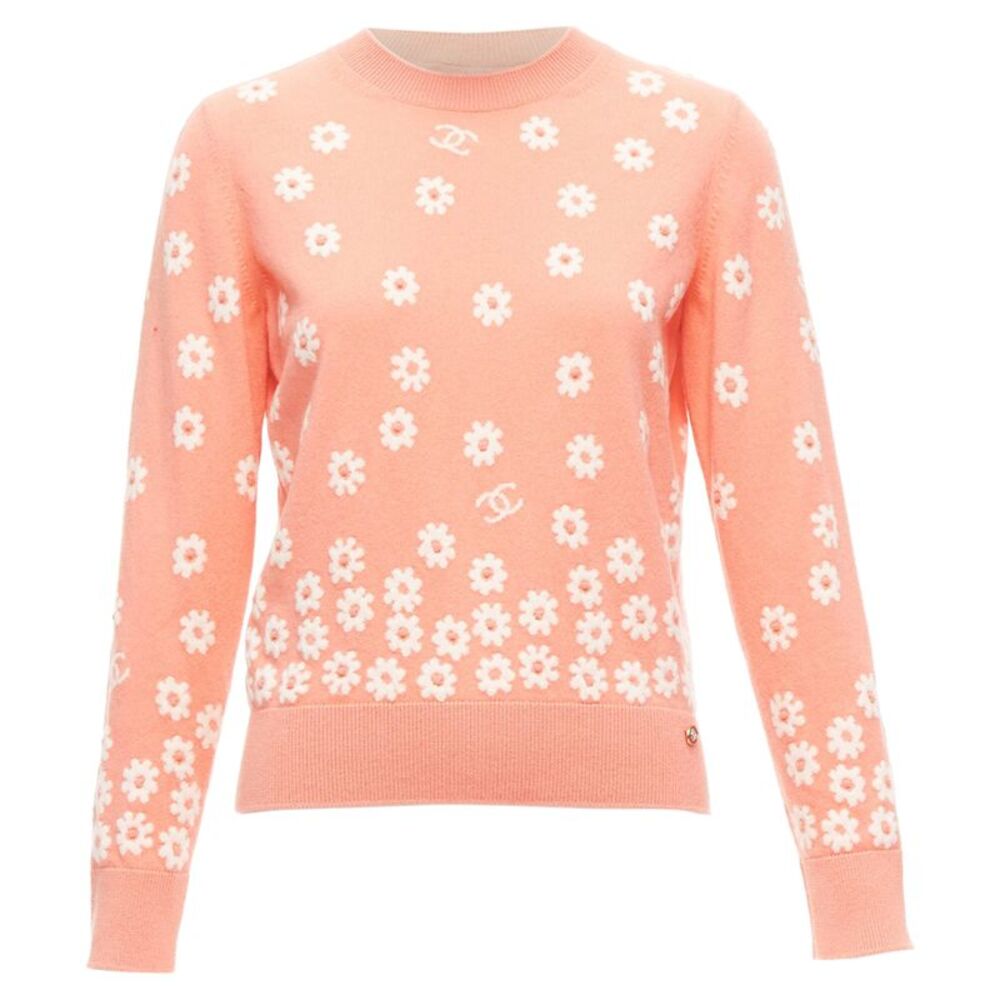Chanel Cashmere Blend Logo Sweater